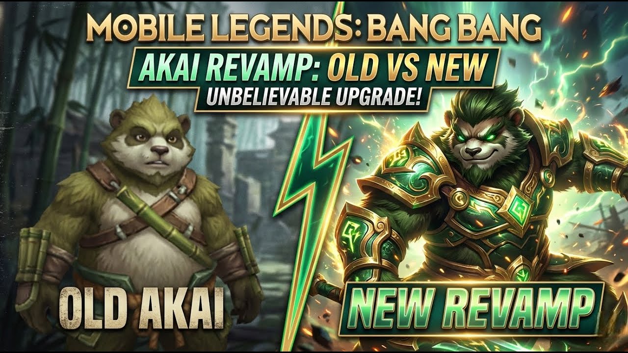 AKAI REVAMP IS HERE! 😱 Old vs New Akai Comparison | MLBB Latest Update
