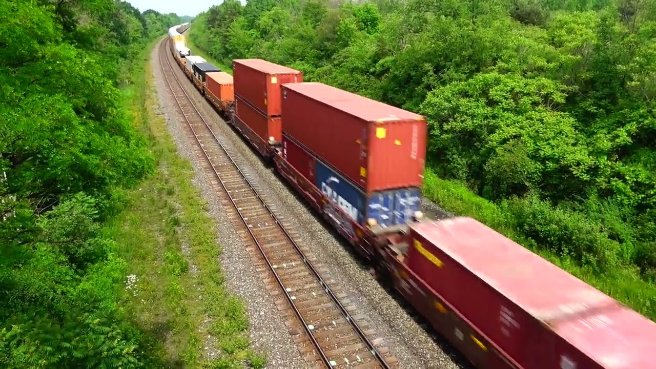 NS and CSX Trains Meet! Big BNSF + CN Tanker Train! CSX Trains w DPU Alrights! + More Trains!