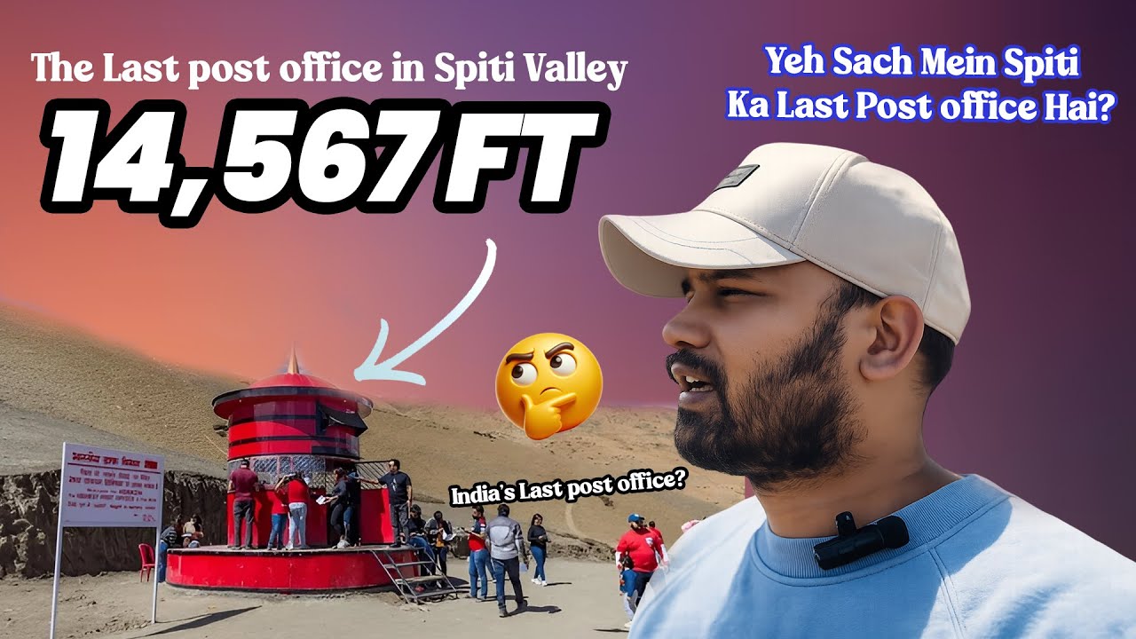 Finally India Ka Last Post Office Pahuch Gaye 😱📮 | 14500ft Hight 😱 @Lifewithgokul 