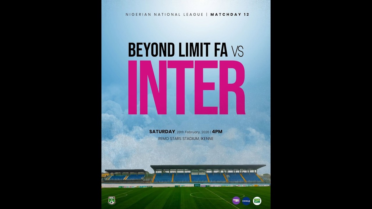 Beyond Limit FA VS Inter Lagos FC