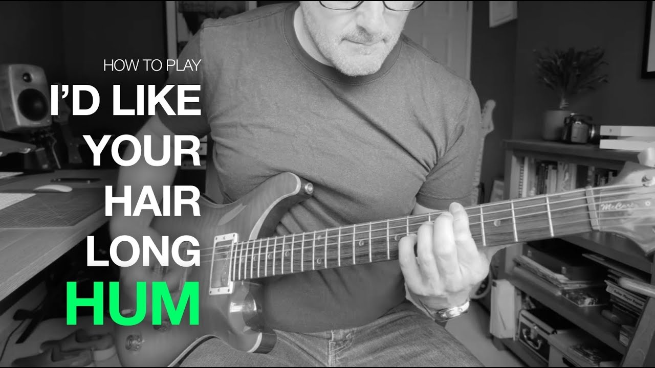 How to play I'd Like Your Hair Long by Hum | Guitar Lesson