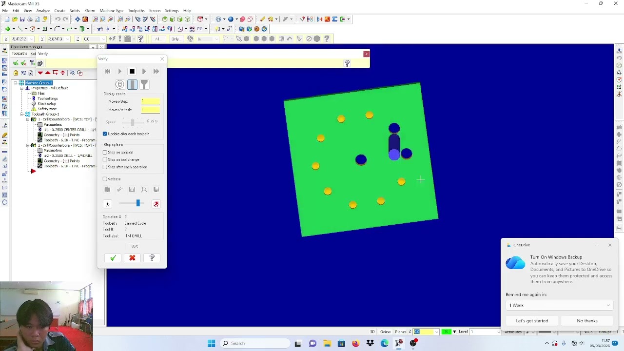 Tugas MasterCam Mill Lesson 3 (semua gambar) 