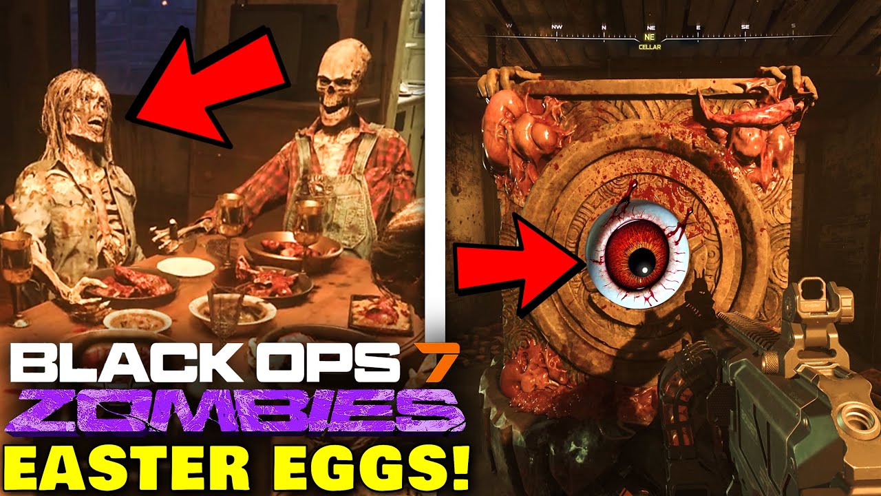 Пасхалка из Black Ops 7 Zombies Resident Evil! Что такое КУБ и Пирамида? (История фермы зомби BO7)