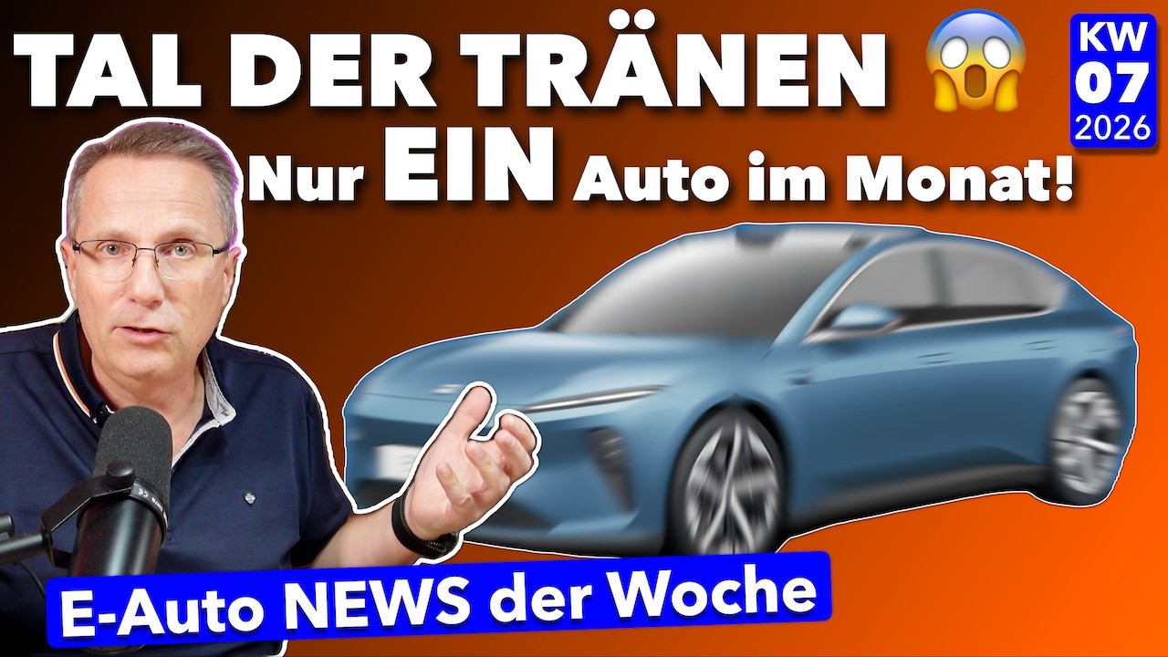 NIO im Tal der Tränen, wer hätte das gedacht. E Auto News KW 07 2026