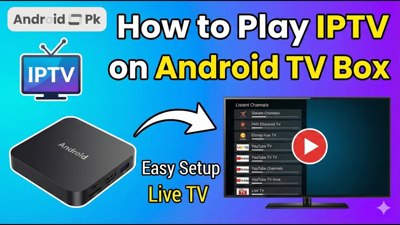 How To Play IPTV on Android TV Box | IPTV Kya Hota Hai Aur Kaise Chalti Hai (Full Guide)