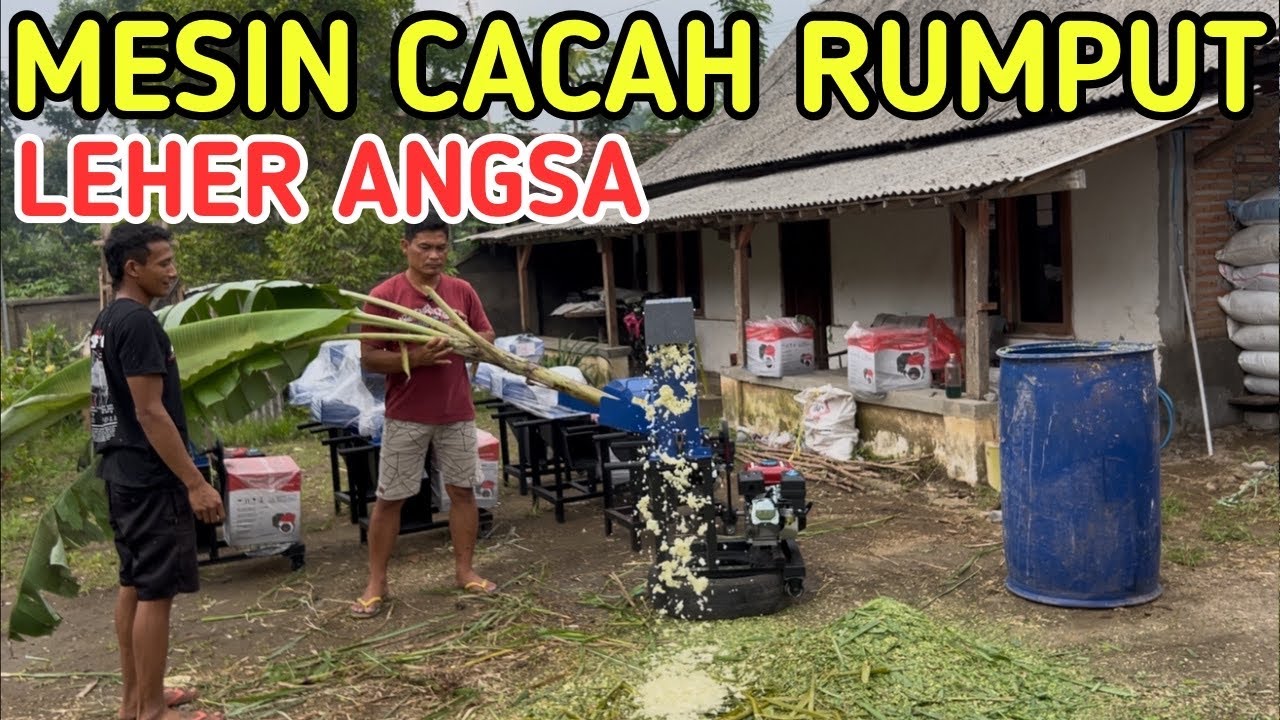 MESIN CACAH RUMPUT 2 TON PER JAM