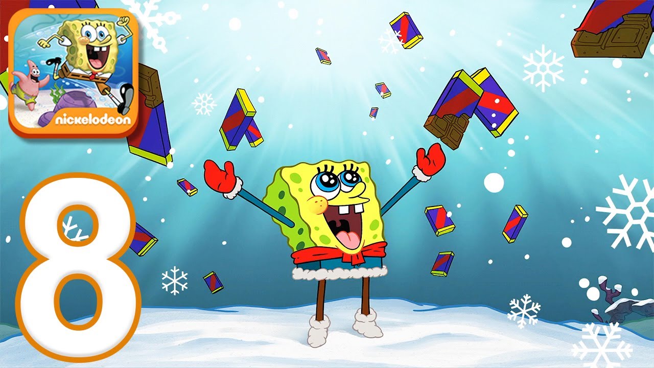 SpongeBob: Patty Pursuit - Gameplay Walkthrough Part 8 - A Winter Waterland (iOS)