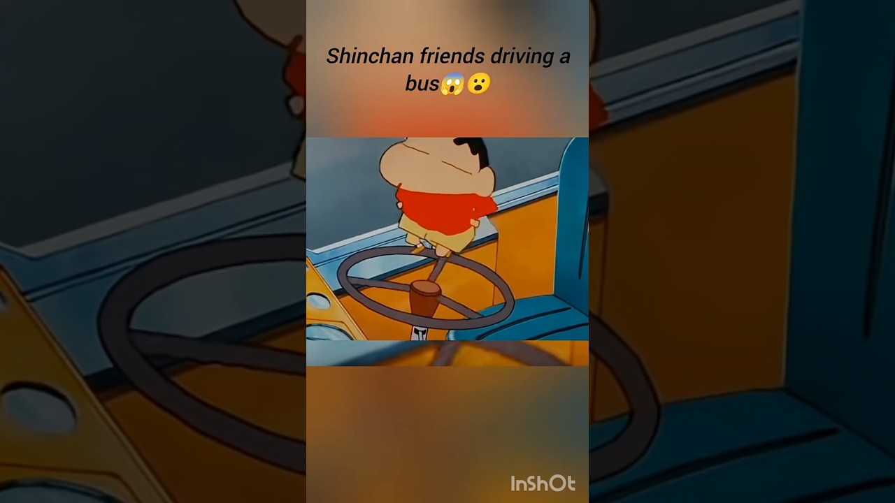 shin-chan friends driving a bus 😮😮 #shinchan 🔥🔥🔥🔥💯