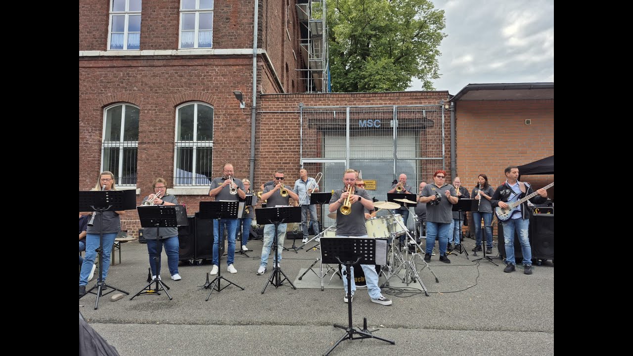 Die Grenzland Trompeter zu Gast beim Sommerfest 2025 der KG Nirmer Narrenzunft 1954 e.V.