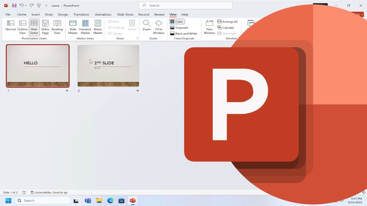 PowerPoint &mdash; использование режима сортировки слайдов [Учебное пособие]