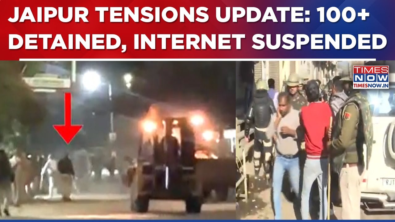 Jaipur Tensions: Chaos In Chomu Village, Miscreants Attack Police, 100+ Detained, Internet Suspended