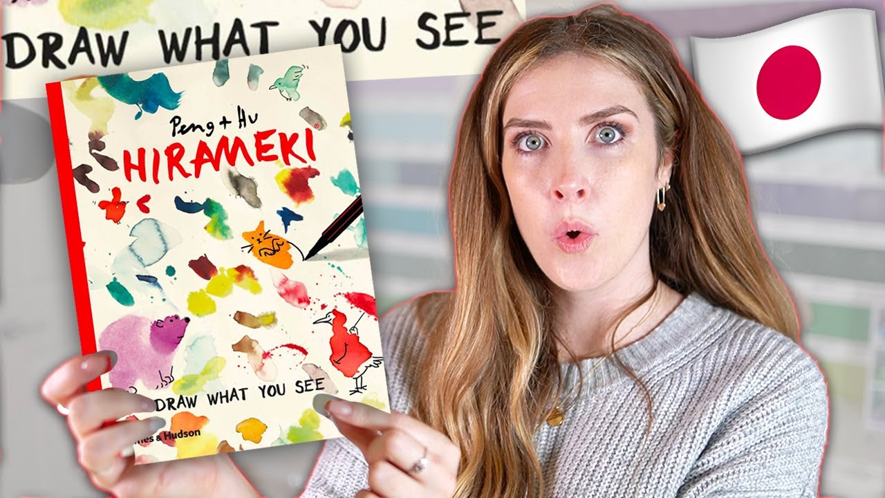 I Tried A Japanese “Draw What You See” Coloring Book