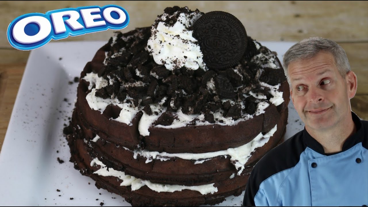 Oreo Waffles | Homemade Oreo Waffles from Scratch