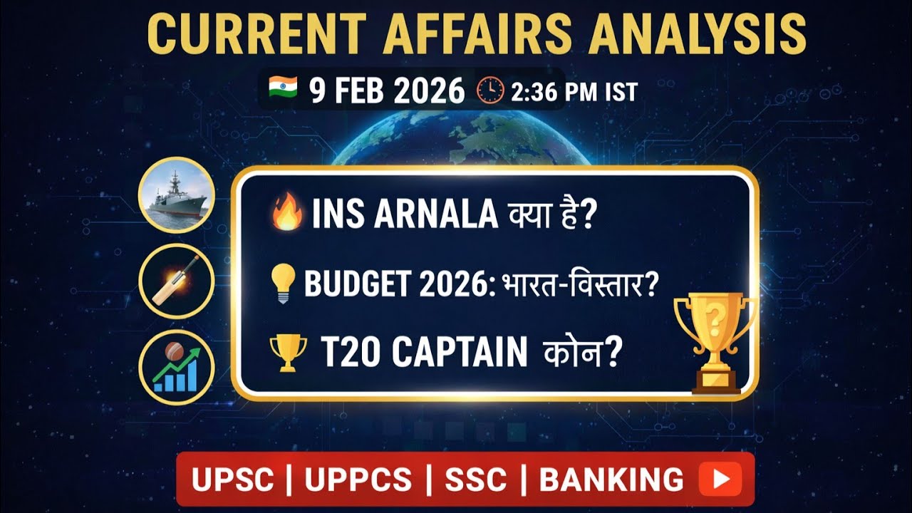 Daily current affairs 9 February 2026