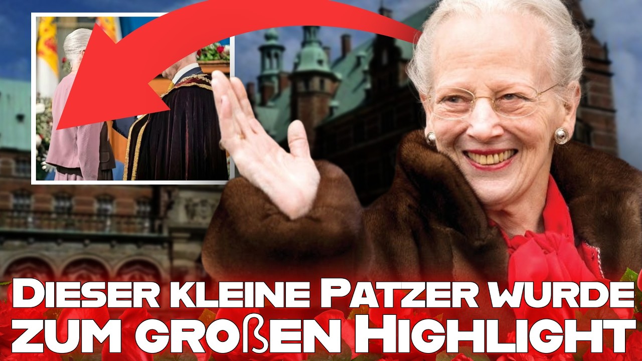 Unerwarteter Moment mit K&ouml;nigin Margrethe bei Zeremonie in Schweden