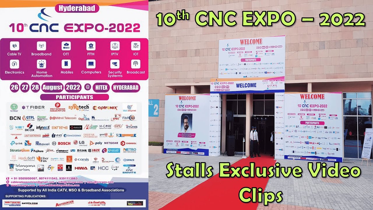 10th CNC EXPO – 2022 Stalls Exclusive Video Clips|Fiber Tech With Sandeep Polisetti