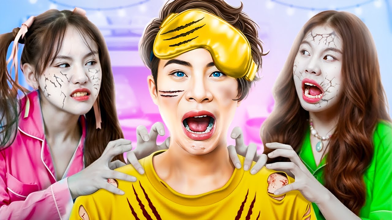 Las Fiestas De Pijamas No Son Para Niños! Mi Amigo Se Convirtió En Zombie