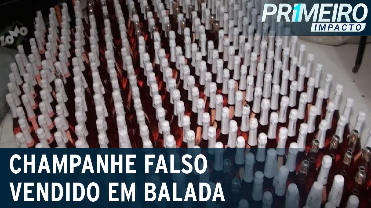 SP: polícia descobre champanhe falso vendido em balada | Primeiro Impacto (24/08/22)