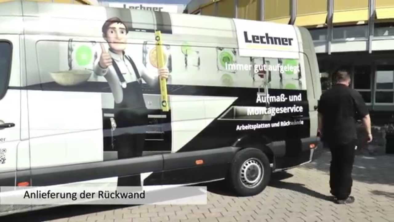 Lechner, Design- Küchenrückwände. Die Brilliant Line zum Nacharbeiten vor Ort.