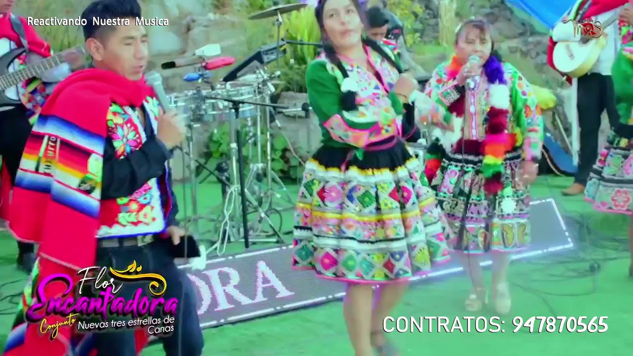 TRES ESTRELLAS DE CANAS 🎶Amalla Chiqñillahuaycho-Autor: María S. Paredes Huarancca🌺FLOR ENCANTADORA.