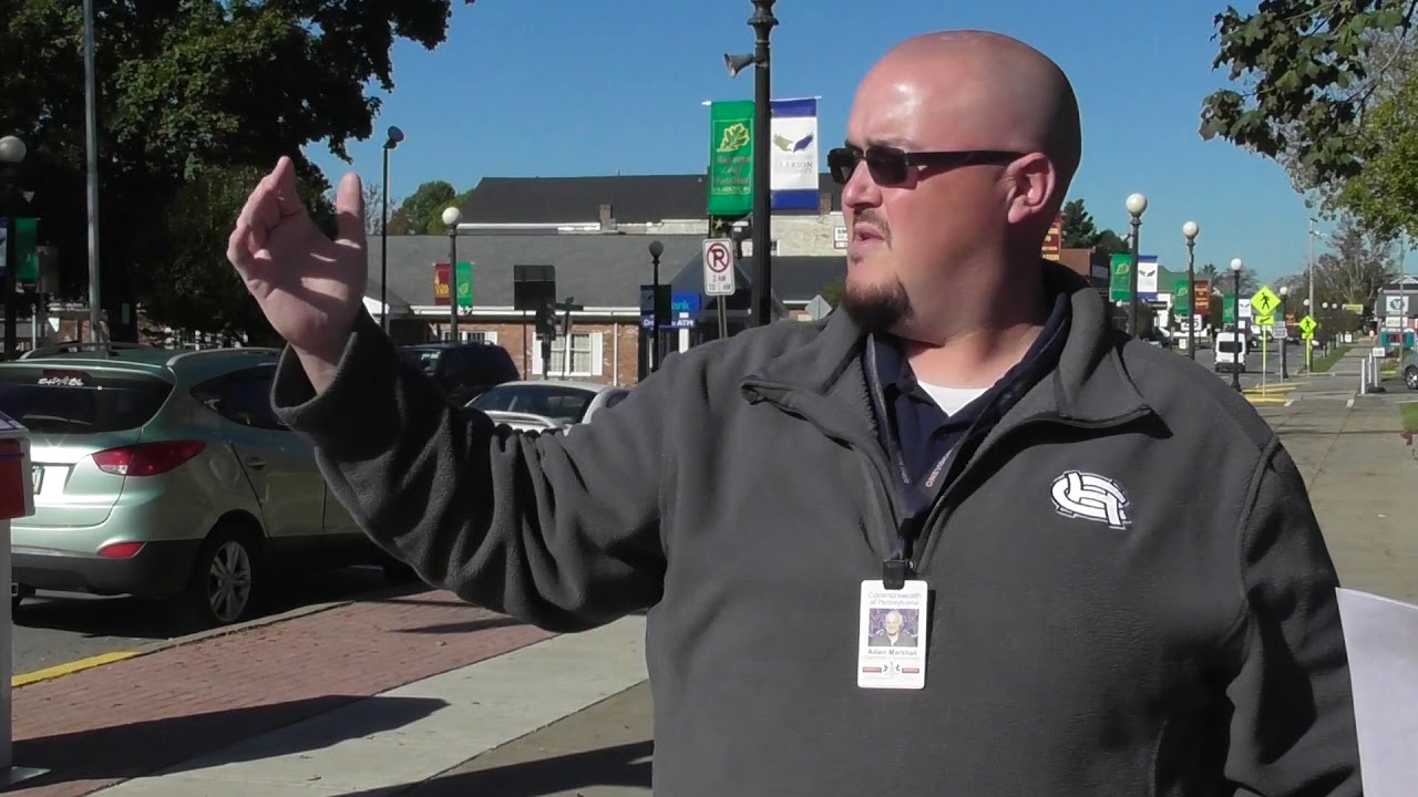 PennDot District 10 Assistant Traffic Manager Adam Marshall