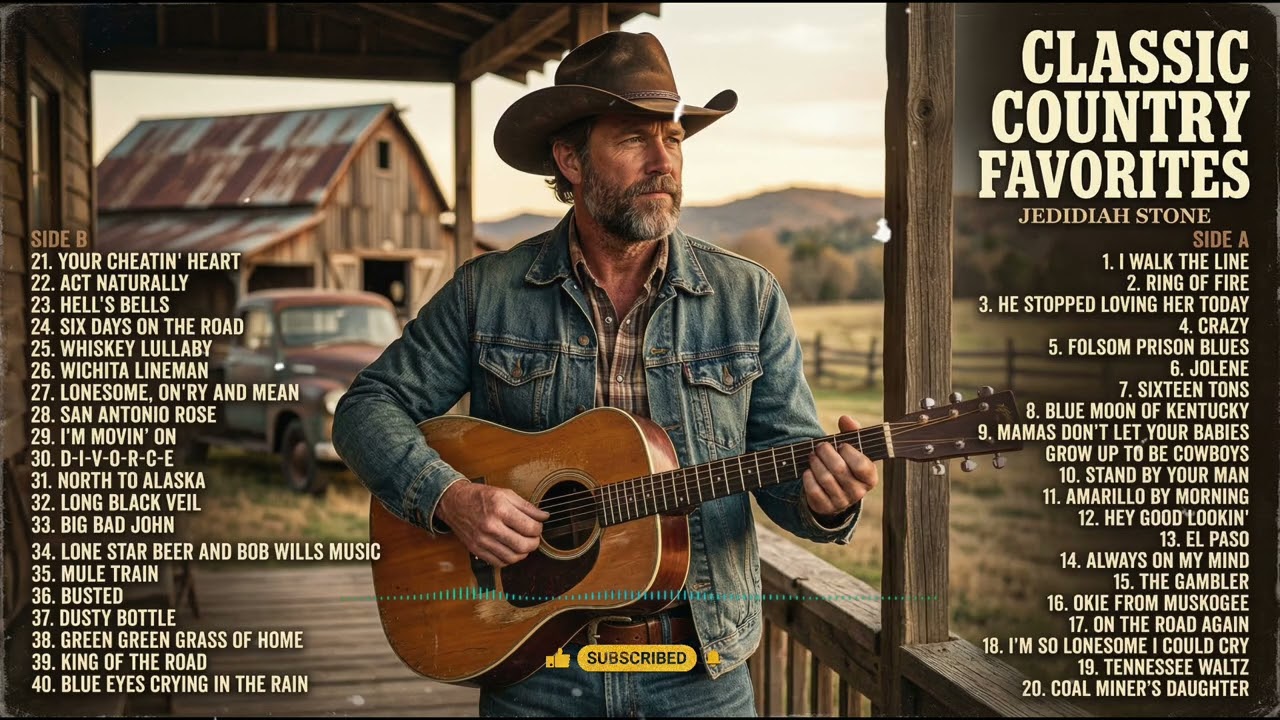 Relaxing Country Roads 🤠 Timeless Country Music Playlist