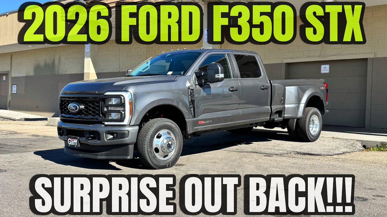 Ford F350 STX Dually 2026 года: совершенно новая комплектация!