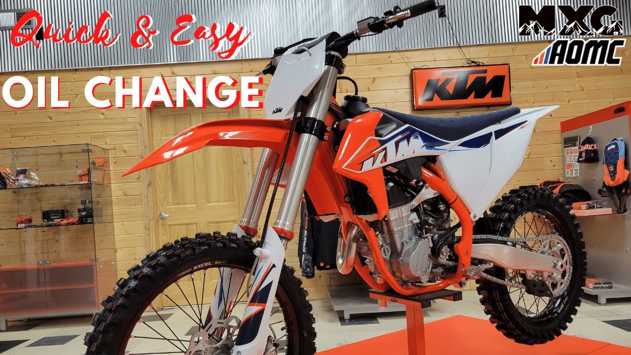 Лучшее видео по замене масла в KTM 450 SXF 2016-2022 годов на YOUTUBE!