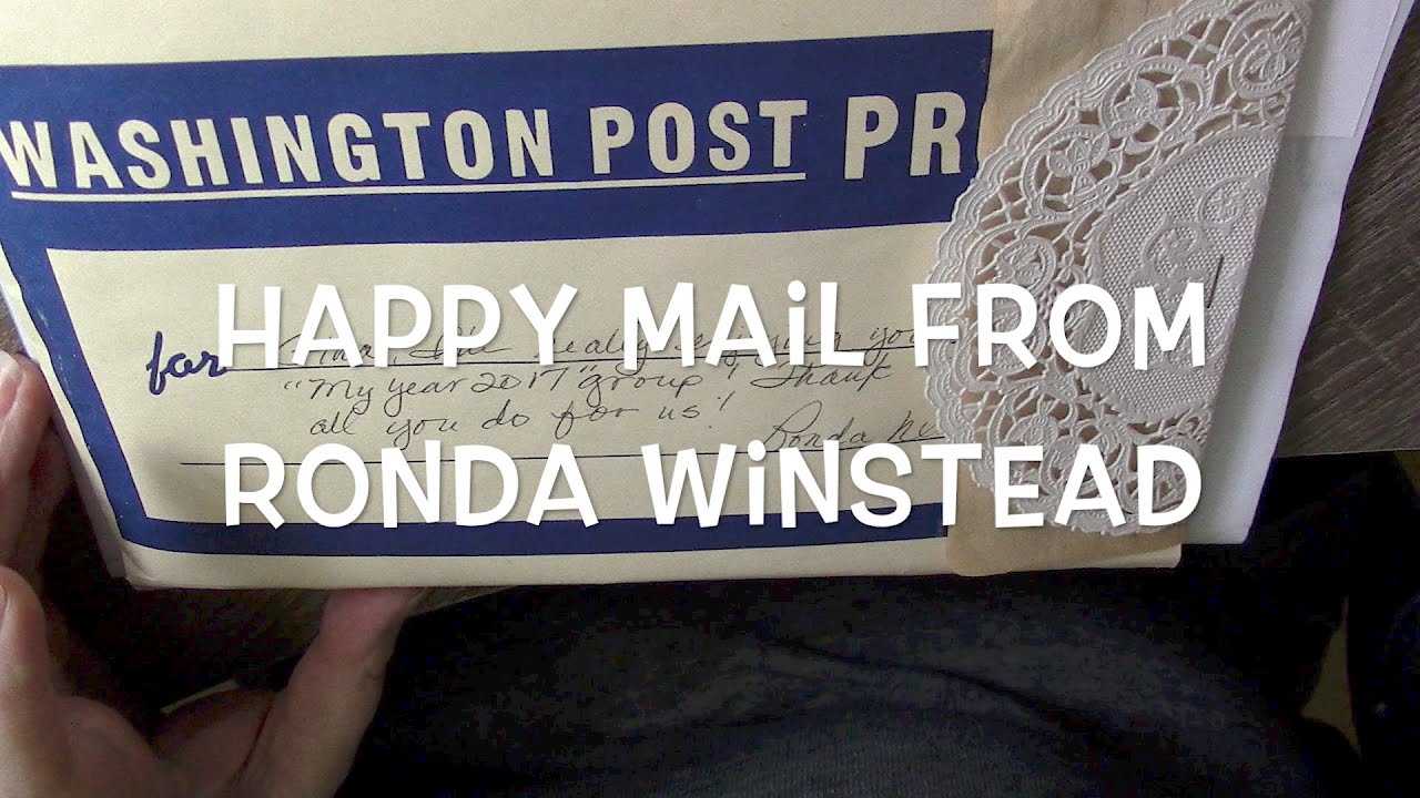 Happy Mail From Ronda Winstead