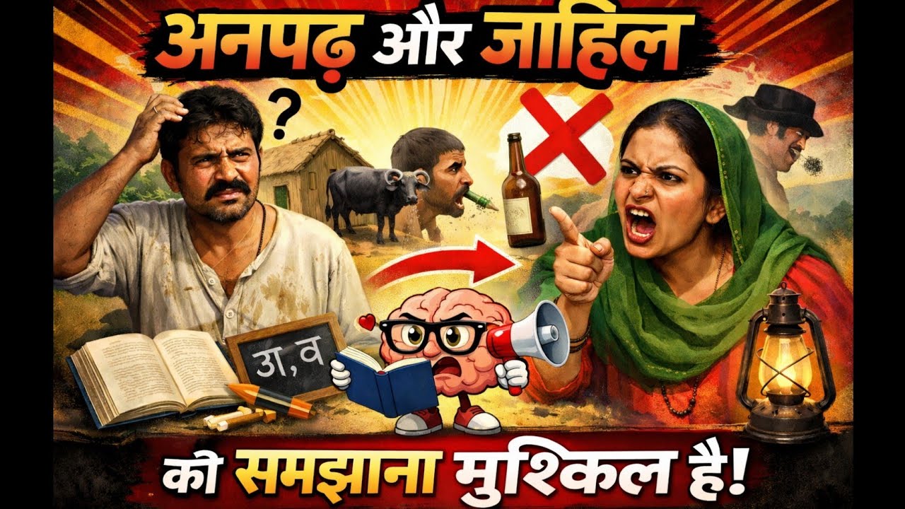 Anpadh Vs Jahil | Ignorant vs Illiterate 