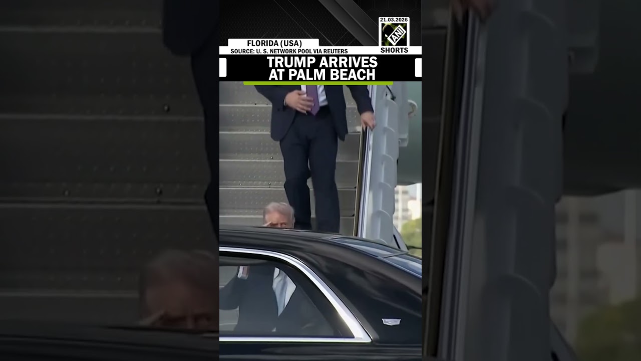 Watch: US President Trump arrives in Palm Beach, Florida, for a weekend getaway at his estate