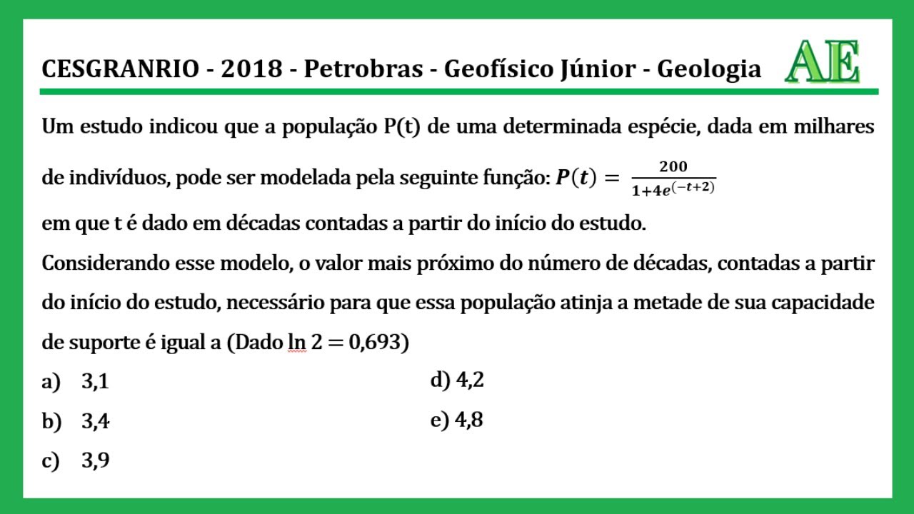Deu Ruim? 😎 Função Exponencial e Logaritmos 😎 Concurso Petrobras