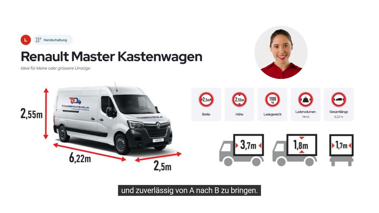 Unsere Transporterflotte im Überblick 🚚 | Transportero.ch