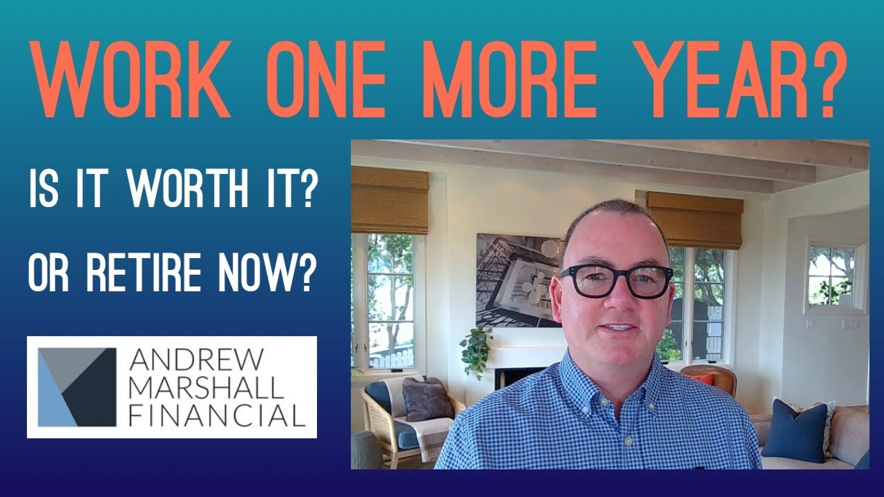 How Much Does Working 1 More Year Improve Retirement Safety?