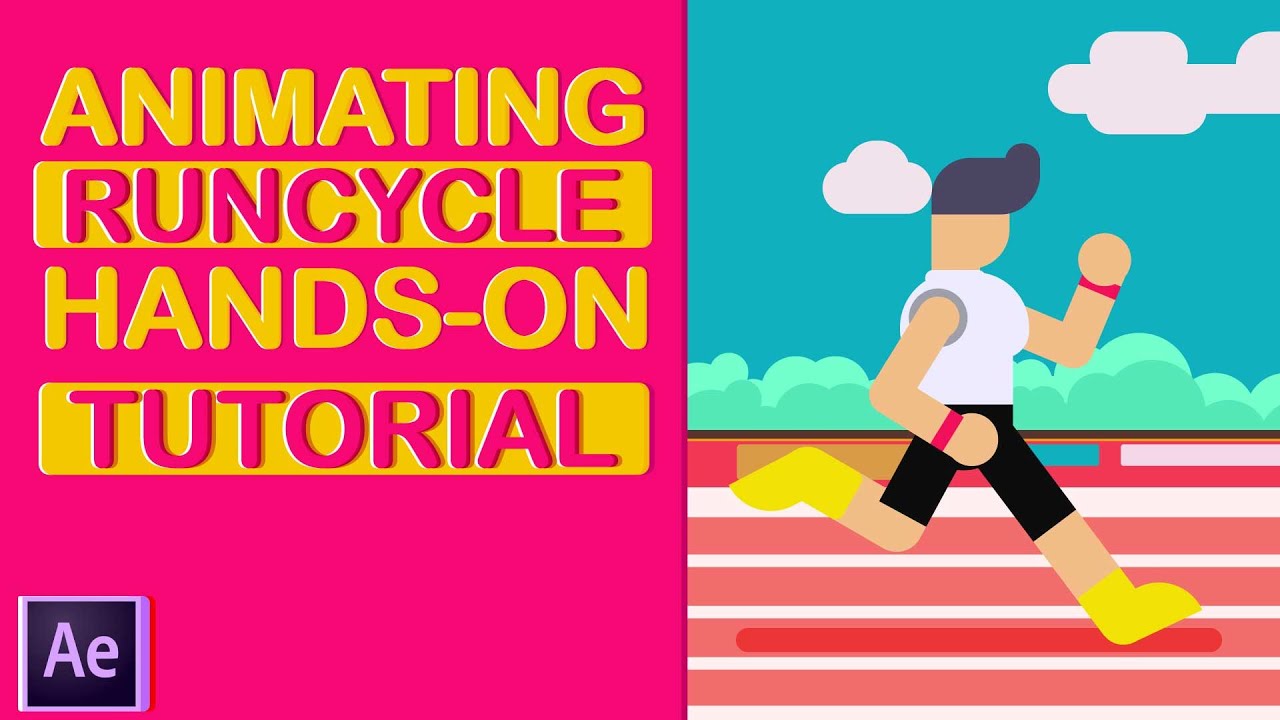How to animate a run cycle  | After Effects Tutorial