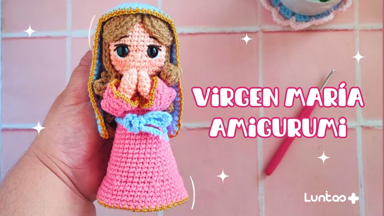 Cómo tejer Virgen María Amigurumi paso a paso | Tutorial crochet fácil