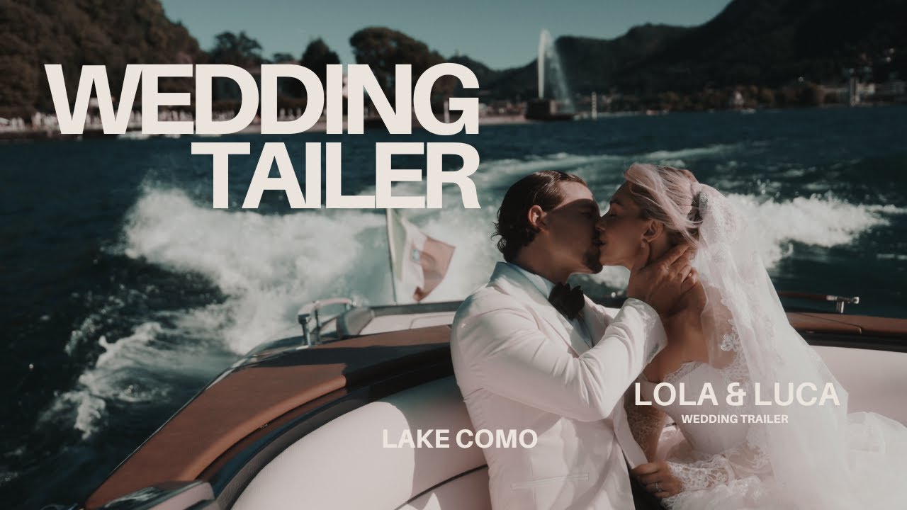 Lola & Luca’s Wedding Trailer in Lake Como