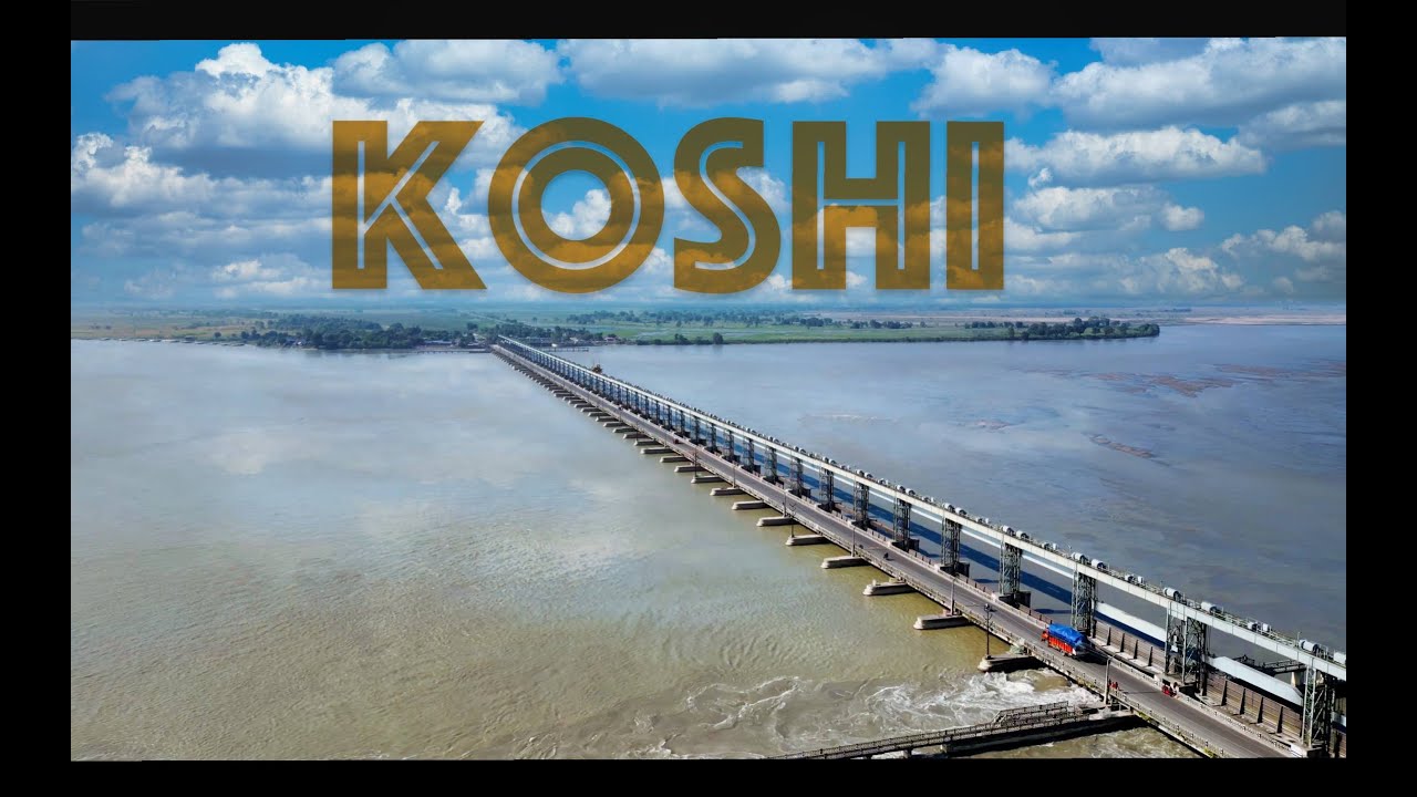 Koshi Barrage Longest, and Bigest Barrage Nepal | Koshi Tapppu Wildlife Reserve 4K