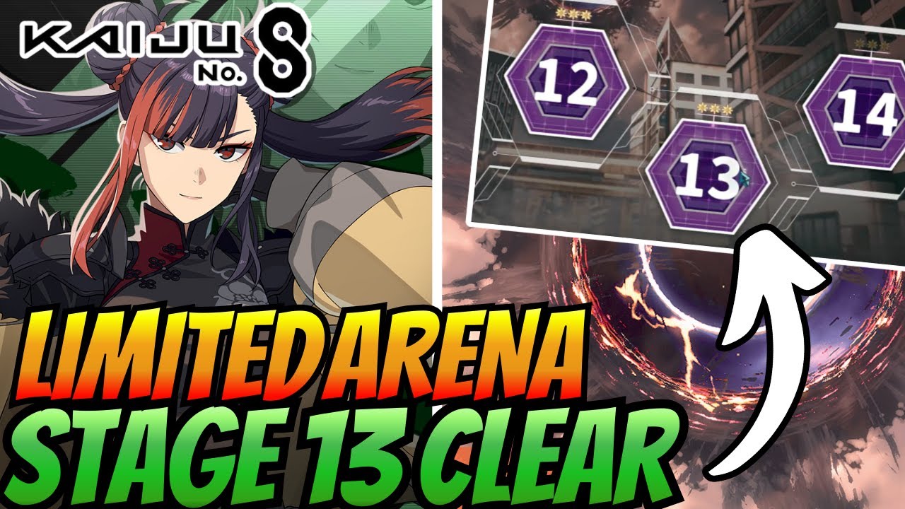 LIMITED FIERCE BATTLE ARENA 13 Incremental Grandeur 3 Star Clear Kaiju No. 8 The Game!