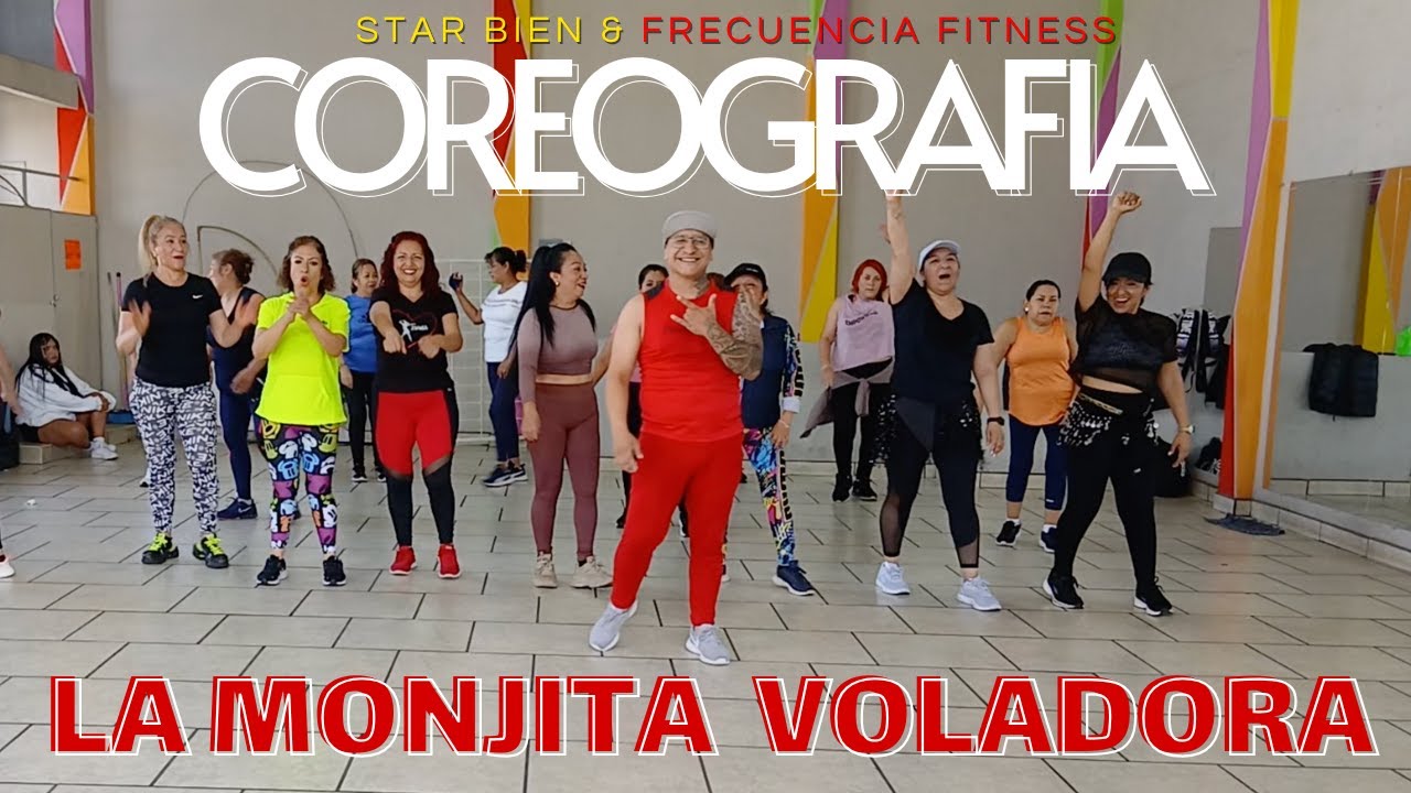 BAJA DE PESO Y QUEMA GRASA 🔥 | LA MONJITA VOLADORA | CUMBIA | COREOGRAFIA  FT. DAVID DOMINGUEZ