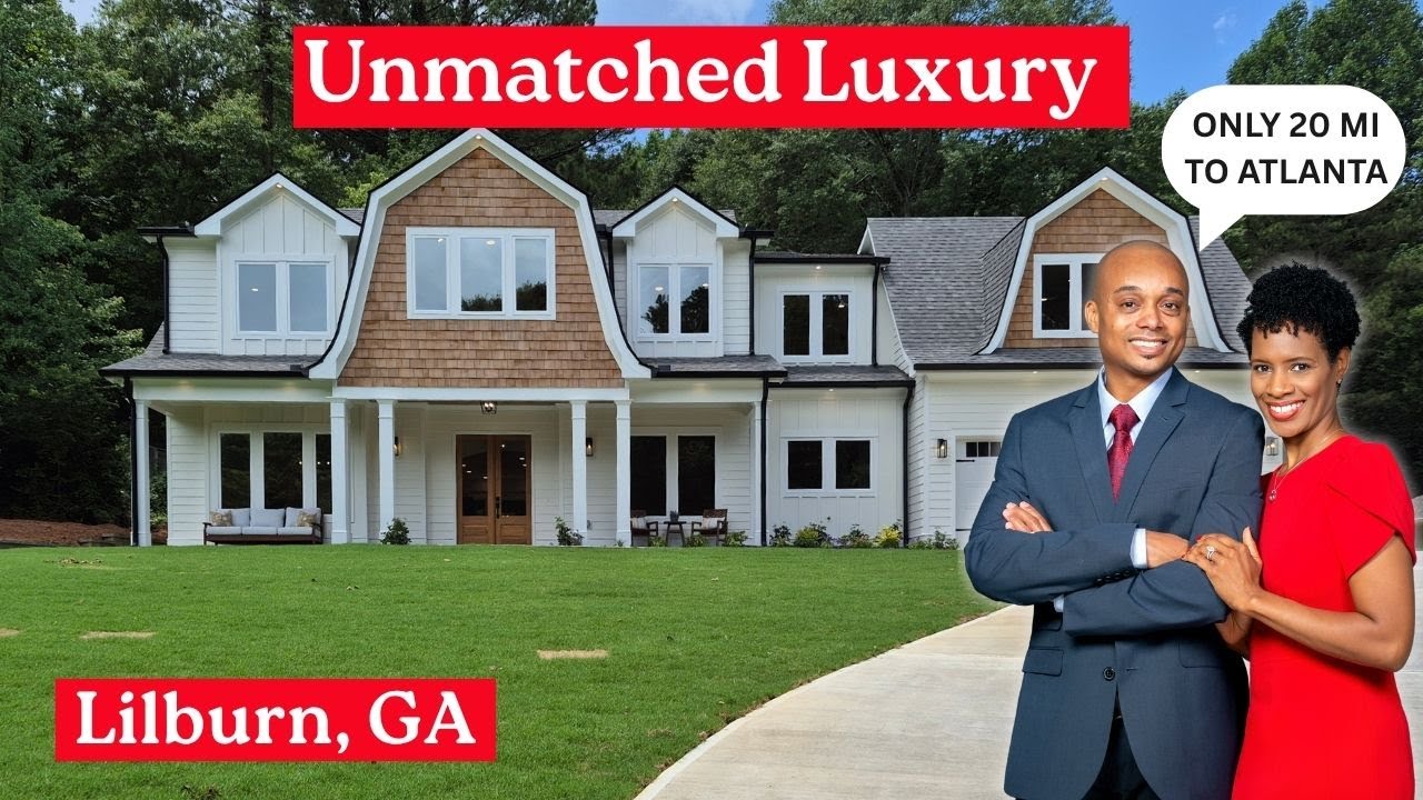 New Homes in Atlanta | Luxury Living in Old Town Lilburn | 4,100 Sq Ft Custom Home Tour