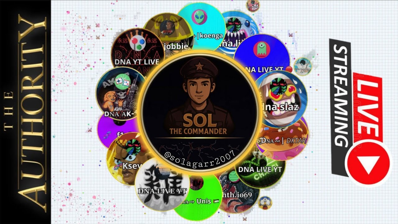 LIVE Agar.io Madness – Who Can Stop DNA Clan?
