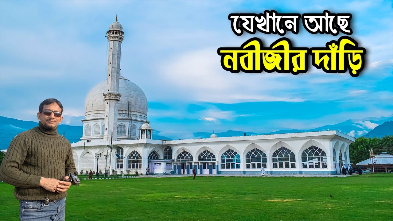 হজরতবাল মসজিদ, শ্রীনগর, কাশ্মীর | Hazratbal Mosque, Srinagar, Kashmir | Flying Bird |