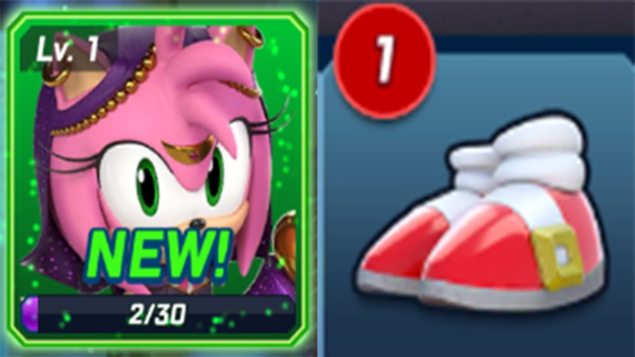 Sonic Forces Speed Battle - Fortune Teller Amy New Character Unlocked - All 104 Characters Unlocked