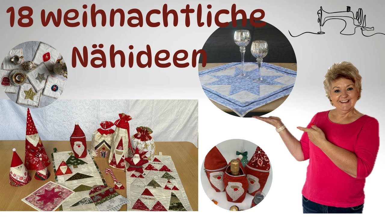 Einfache Nähideen für die Weihnachtszeit. DIY