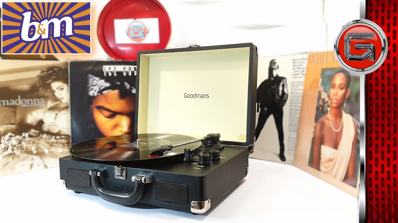 Распаковка винилового проигрывателя Goodmans Revive Bluetooth — B&M Tech Review