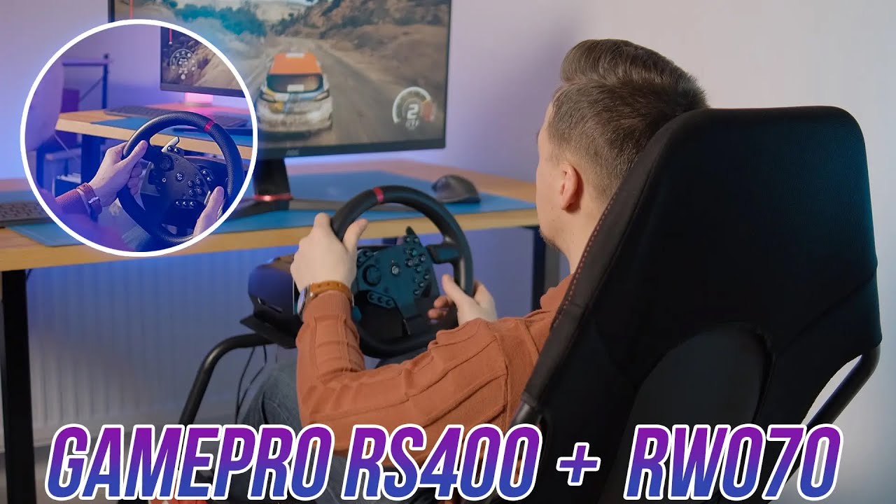 Повний сетап GamePro RW070 + RS400 – оптимальне рішення для симрейсера? | Техногайд