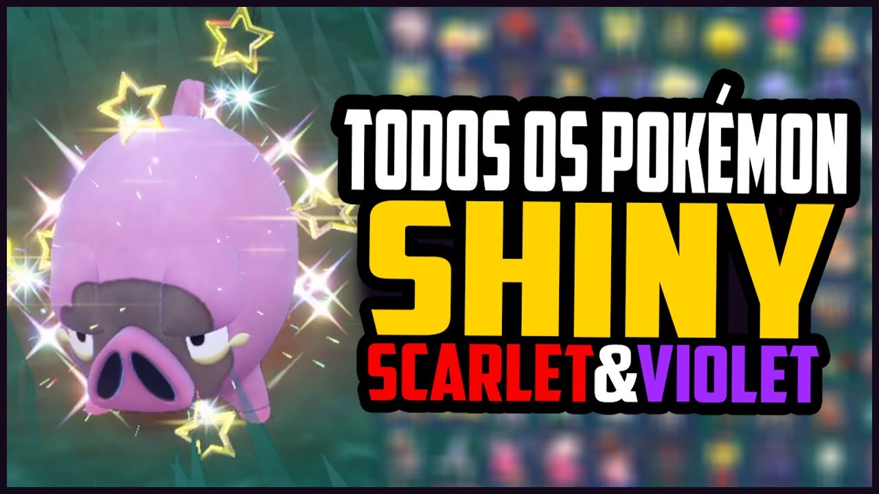 TODOS OS POKÉMON SHINY EM SCARLET E VIOLET! QUAL O MELHOR?