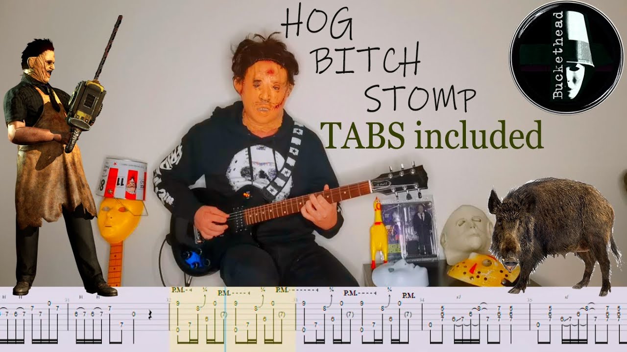 Buckethead - Hog Bitch Stomp | free TABS | cover | country guitar