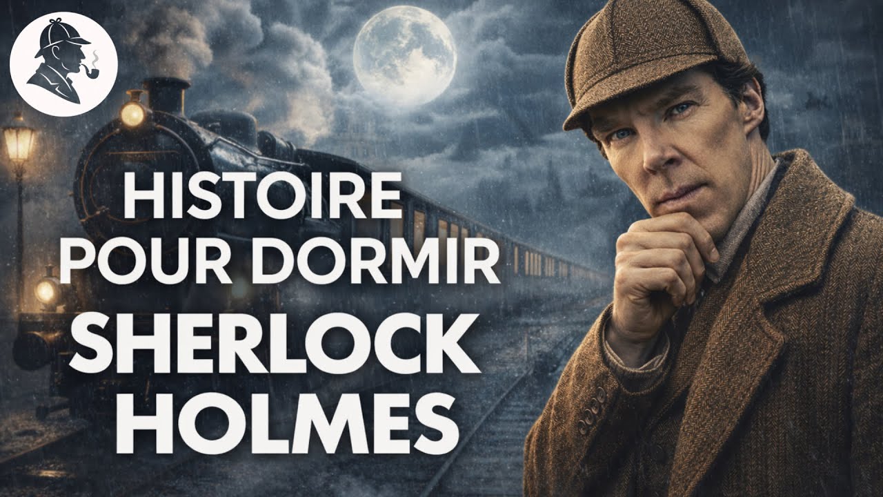 🌙 SHERLOCK HOLMES – HISTOIRE POUR DORMIR | LE DERNIER PASSAGER DU TRAIN DE NUIT | VOIX HOMME